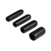 sourcing map 100pcs Round Rubber End Caps 2mm 3mm 4mm