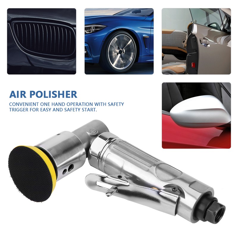90 Degree Air Polisher Orbital Sander Eccentric Polishing Machine Pneumatic