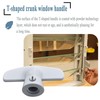 Follde 3/8" Spline Size T-Crank Window Handle Replacement for Pella