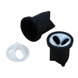 Lychee Light Vacuum Breaker Repair KIT, Compatible With TOTO Repair Fittings, Black, Gum, for Deodorizing and Backflow Prevention of Flush Valve Outlet Pipe 1Pcs