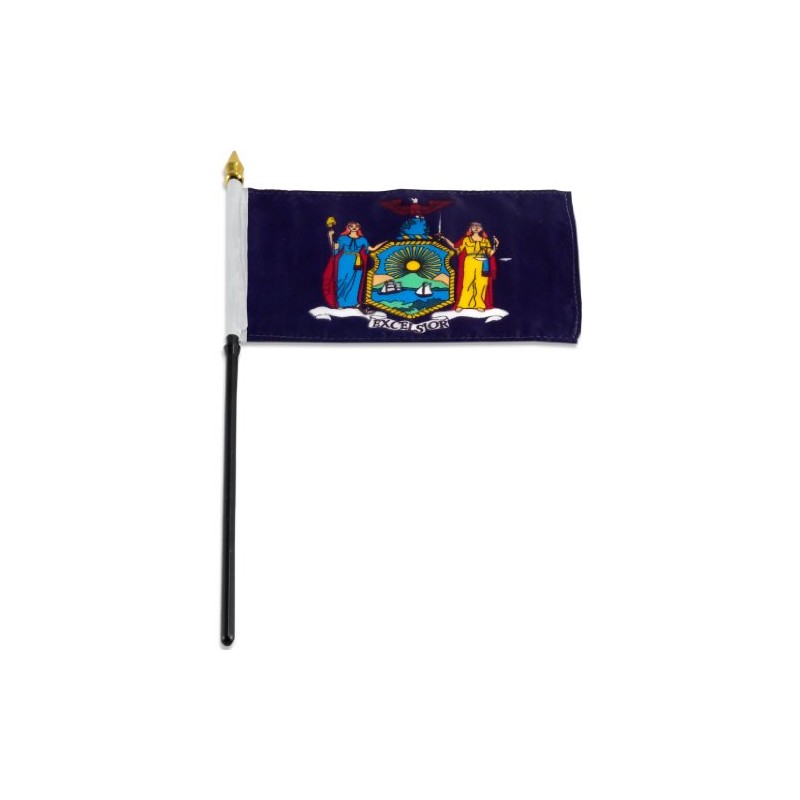 US Flag Store New York Flag, 4 by 6-Inch