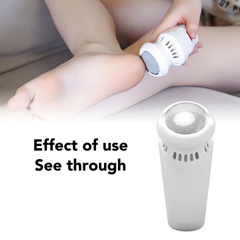 Electric Foot Callus Remover Massaging 2 Gears Portable Detachable Rechargeable