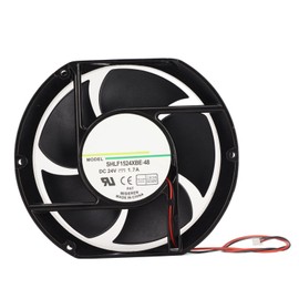 Cooling Fan Dual Ball Axial Heat Sink Silent Cooling Fan for DIY Cooling Ventilation Machinery Household Appliances 24V