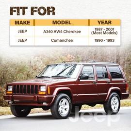 WildGear Transmission Shift solenoid Kit Fit for Jeep A340 AW4 Cherokee 1987-2001 / Comanchee 1990-1993# 97420JKP, 97010B