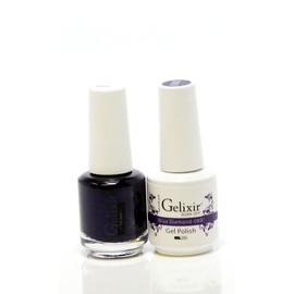 Gelixir matching color gel & nail lacquer Blue Diamond - 088