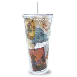Nostalgic Hawai'i Tumblers with Straw 24 oz