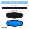Codera Ajustable Deportiva Compresión Antebrazo Negro Azul