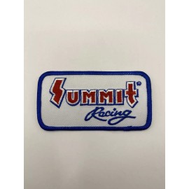 Summit Racing Equipment Embroidered Patch.  Iron or Sew.  3.75 x 2 inches.  New!