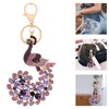 COHEALI Car Decor Car Decor ation Peacock- Shaped Keychain Coloured
