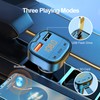 Bluetooth Adapter for Car，Bluetooth FM Transmitter for Car,MP3 Player QC3.0