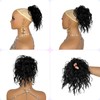 Updo Messy Ponytail Hair Piece with Elastic Rubber Band