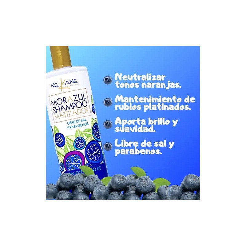Duo Nekane Shampoo Y Mascarilla Mora Azul Matizante