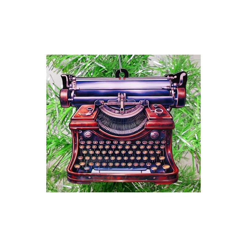 Typewriter Ornament