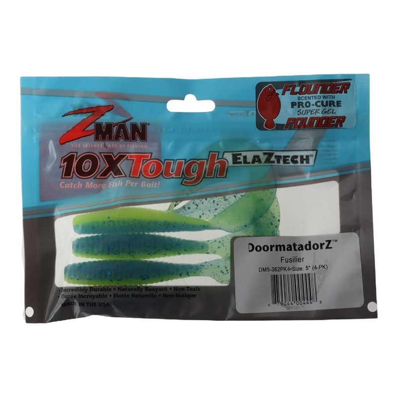 Z-Man DM5-362PK4 Doormatadorz 5" Fusilier 4 Pack