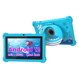 Free Shipping in USA New Model 7 Inch Unisoc 4GB+32GB IPS Children Child Educational Learning Tab Tablette Kids Tabletcolor: Blue, hard drive capacity: 32GB, rear camera: 5.0MP, ram: 4g, front camera: 2.0MP