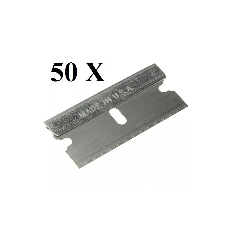 Razor 50 pc Razor Blades Single Edge Extra Sharp Super