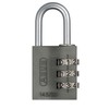 Padlock Combination Aluminum 30mm Titanium