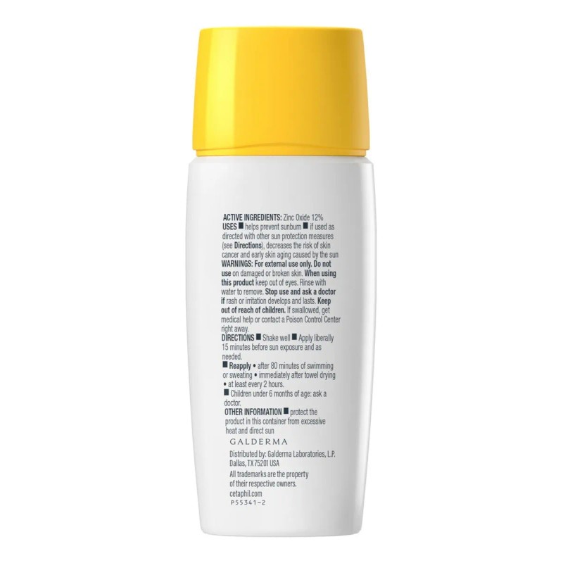 Cetaphil Protector Solar Mineral Gotas Spf Facial Invisible Ligero Efecto