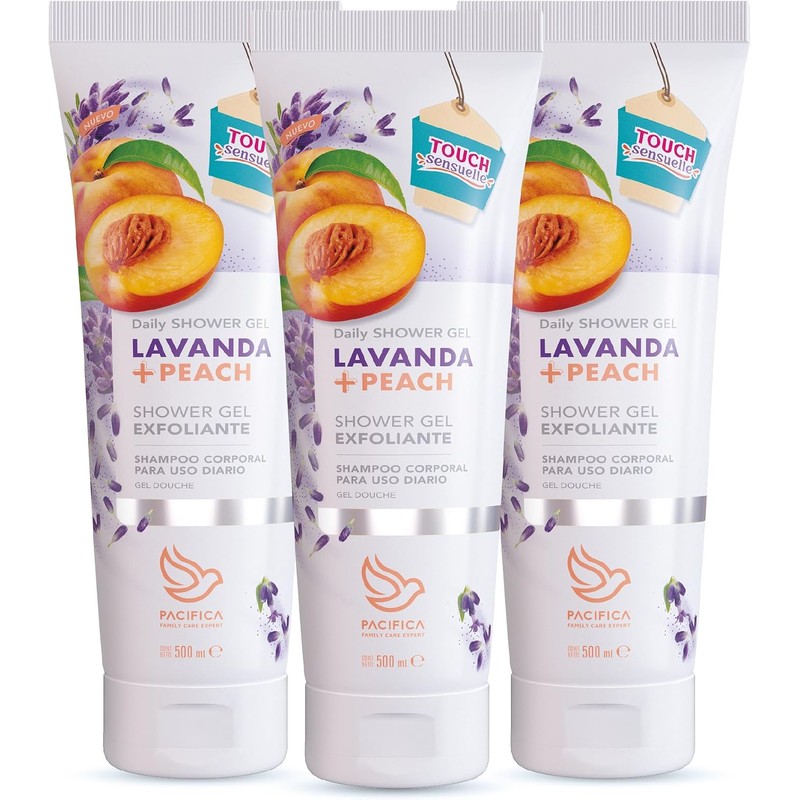 Pacifica Jabón Líquido Corporal Shower Gel Exfoliante Almendra Karité Café