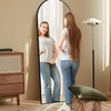 GlasFlength 64"x21" Arched Full Length Mirror, Elegant Full Body Mirror