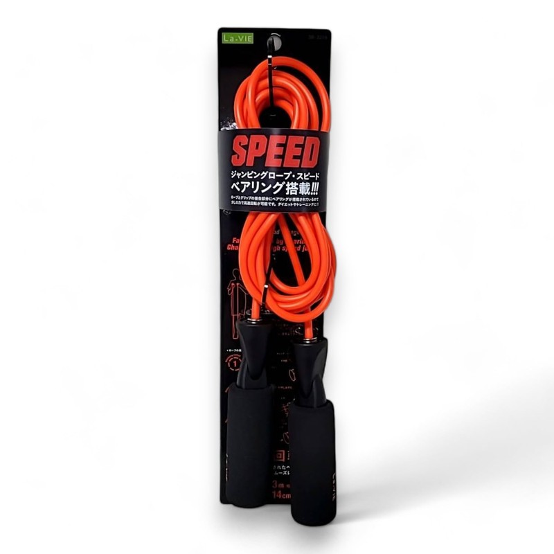 La-VIE 3B-3288 Tobinawa Speed Orange Jump Rope with Bearings for