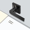GOBEKOR 8 Pack Dummy Door Handles Matte Black Single Dummy