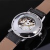 WINNER Men Hollow Full Automatic Mechanical Waterproof Watch Wristwatch