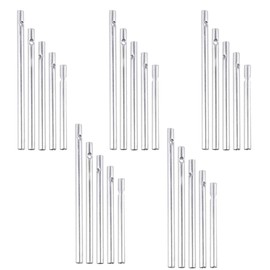 30Pcs Wind Chime Tubes Set DIY Garden Outdoor Window Pendant Hanging Decoration Craft for Home Garden Outdoor Hanging Decorations 5 Different Length