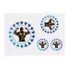 4 x 'Body Builder ' Temporary Tattoos - Water Resistant,