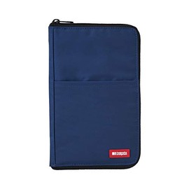 LIHITLAB - Estuche delgado para lápices (0,7 x 5,5 x 8,5 pulgadas), color índigo (A7653-11)