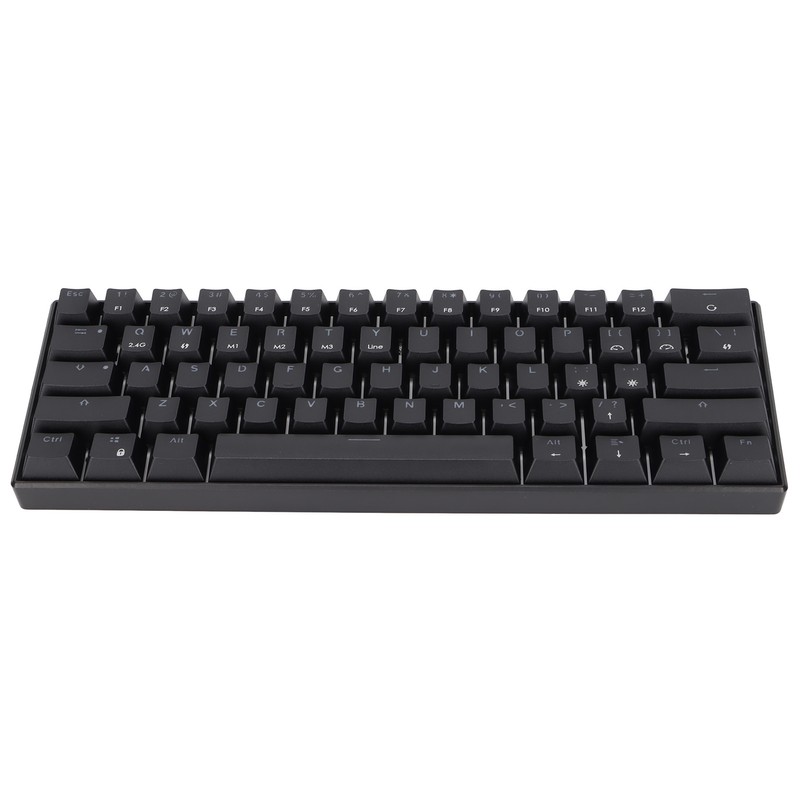 Mechanical Keyboard 61 Keys Three Modes Support Wireless Portable Ergonomic