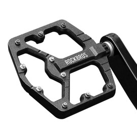 ROCKBROS Road-to-Sky Bicycle Pedals Platform Bicycle Pedals 9/16 Inch Aluminium Alloy Non-Slip Pedals for Road Bikes Mountain Bikes BMXs E-Bikes