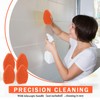 Baderke 4 Pcs Tub Tile Scrubber Cleaning Brush Pads (Without