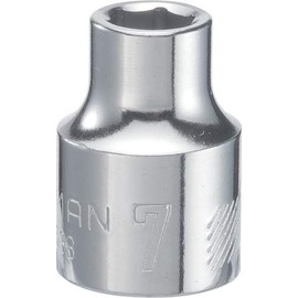 CRAFTSMAN Shallow Socket, Metric, 3/8-Inch Drive, 7mm, 6-Point (CMMT43533)