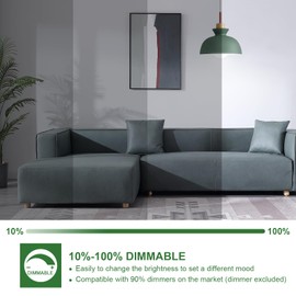 6-Pack 14W LED Dimmable Light Bulbs 100 Watt Equivalent, A19 LED Light bulbs Bright 1500LM LED Bulbs with E26 Standard Medium Base for Kitchen Bedroom Office Indoor, No Flicker, Daylight White 5000K