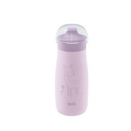 Nuk Mini-Me Sip Bottle Stainless Steel for 9+ Months in Pink Color, 300ml