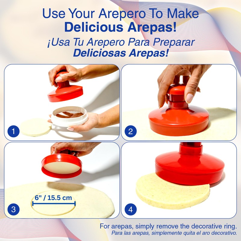 Traditional Molde para Arepas Colombianas (5.7" Diameter) – Molde para