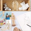 Wooden Model Doll 30 cm Adjustable Mannequin with Base for