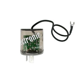 irhapsody 2-pin 12vdc LED Flasher Relays with Ground Wire, Pack of 2