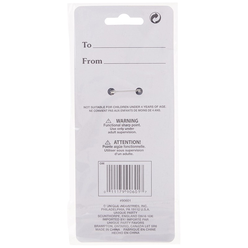 Birthday Boy Blue Fabric Award Badge - 7" (1 Pc)