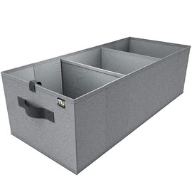 MIU COLOR Trunk Organizer for Car, Car Organizer, Sturdy Trunk Organizer for SUV, Non-Slip Bottom, Storage Organizer for Sedans, Van, Jeep, Grocery, Large 3 Compartments, Blue 32"×13"×10.6"