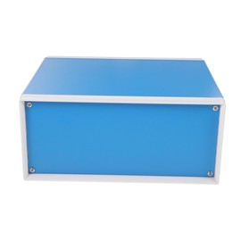 Alipis Aluminum Enclosure Box for Electronics Electric Project Case Weatherproof Power Junction Box for Versatile Applications Sleek Design Easy Installation