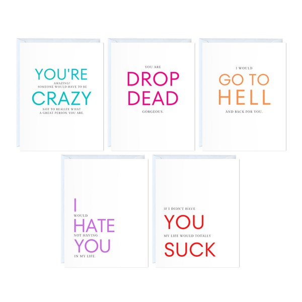 Funny Anniversary Card Birthday for Her Him/Husband Boyfriend/Girlfriend Wife/Sarcastic Greeting