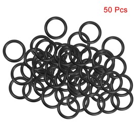 uxcell O-Rings Nitrile Rubber, 21mm Inner Diameter, 28mm OD, 3.5mm Width, Round Seal Gasket(Pack of 50)
