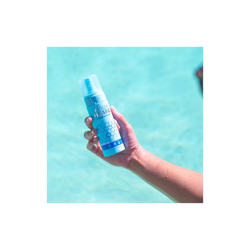 Aqua Guard Limpiador Espumante Cuerpo Después Baño Deja Piel Suave