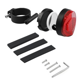 Airtag Bicycle Mount, Reflectors Bicycle Mount 25 ~ 32 mm, Anti-Theft GPS Tracker Case for Bicycles, Electric Bicycles, Mountain Bicycle Accessories, Waterproof AirTag Holder for Bicycles