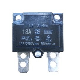 2Pcs 13A 125/250Vac 50Vdc Automatic Reset Relay Fuse Therma Switch Circuit Breaker Current Overload Protector Children Ride On Toy Car Accessories