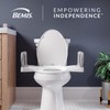 Bemis Assist Toilet Seat with Built-in Support Handles, Hinges Never