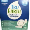 Tru Earth Dishwasher Detergent Tablets 40ct Dye, Fragrance, Paraben Free