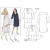 Style Arc Sewing Pattern - Roslyn Tunic Dress (Sizes 18-30)